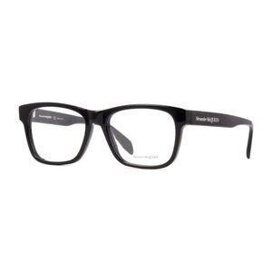 NEW ALEXANDER MCQUEEN EYEGLASSES AM0307O 001 BLACK WOMEN SQUARE EYEWEAR